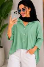 شومیز باکسی لیزری - Image 3
