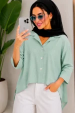 شومیز باکسی لیزری - Image 6